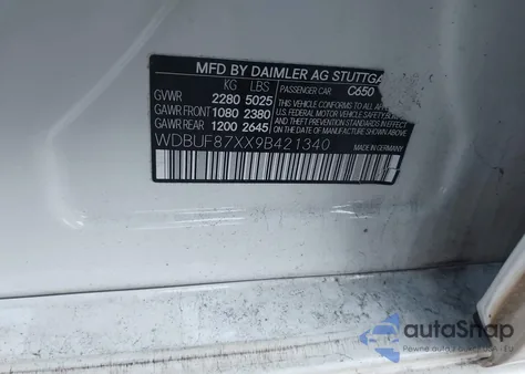 2009 Mercedes-Benz E 350 4Matic из США, поврежденный, VIN WDBUF87XX9B421340